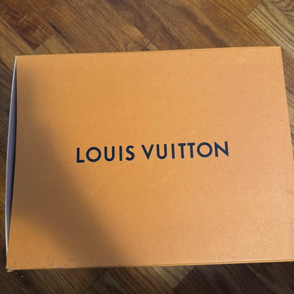 Louis Vuitton Black Monogram Sneakers with White Soles - Picture 3 of 3